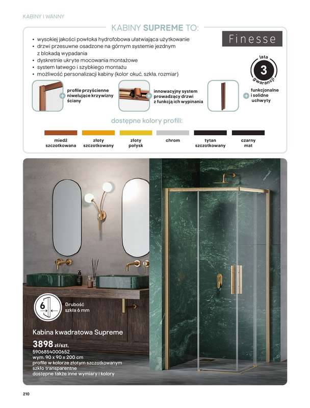 Castorama - gazetka promocyjna Katalog Łazienki | Kabiny i wanny od piątku 12.06 do czwartku 31.12 - strona 28