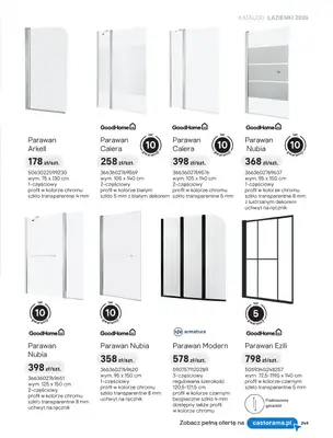 Castorama - gazetka promocyjna Katalog Łazienki | Kabiny i wanny od piątku 12.06 do wtorku 30.06 - strona 67