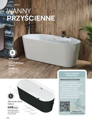 Castorama - gazetka promocyjna Katalog Łazienki | Kabiny i wanny od piątku 12.06 do wtorku 30.06 - strona 58