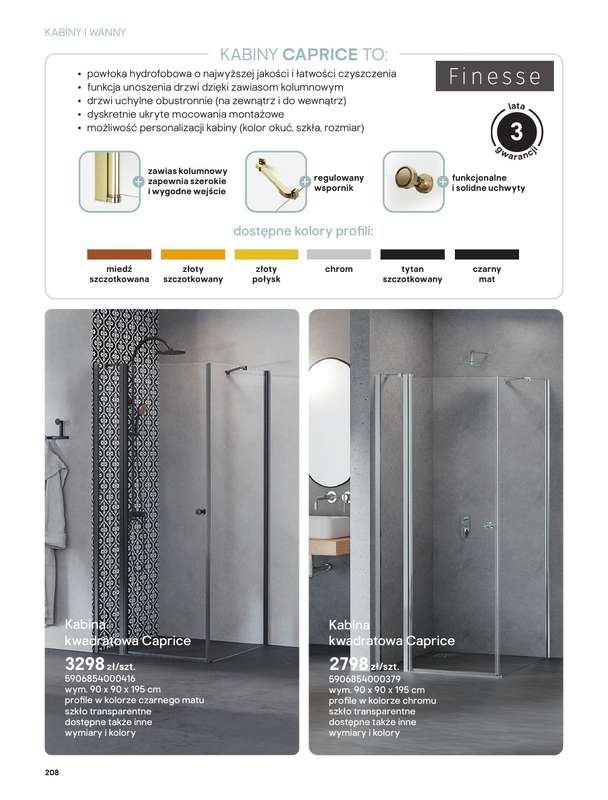 Castorama - gazetka promocyjna Katalog Łazienki | Kabiny i wanny od piątku 12.06 do czwartku 31.12 - strona 26