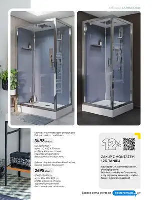 Castorama - gazetka promocyjna Katalog Łazienki | Kabiny i wanny od piątku 12.06 do wtorku 30.06 - strona 45