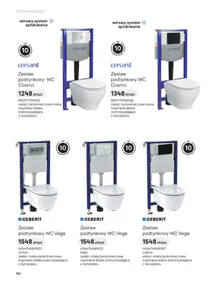 Castorama - gazetka promocyjna Katalog Łazienki | Strefa higieny od piątku 12.06 do wtorku 30.06 - strona 10