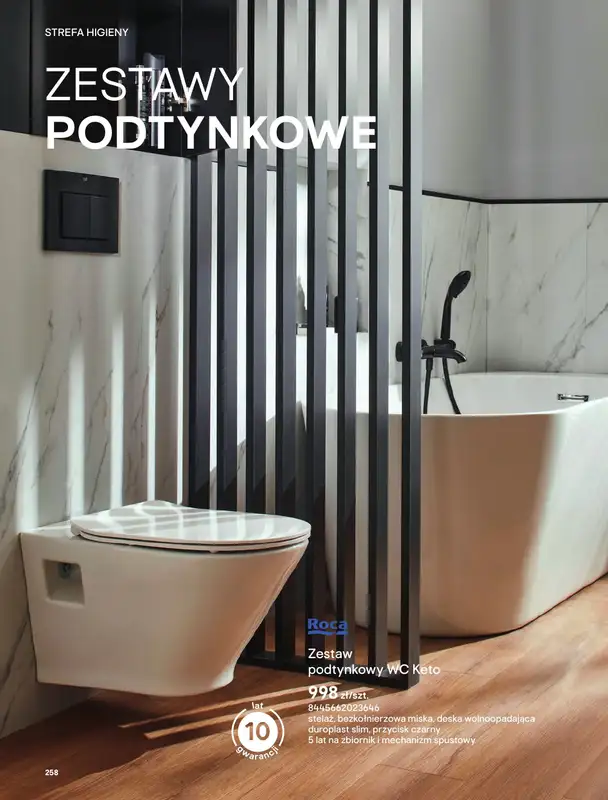 Castorama - gazetka promocyjna Katalog Łazienki | Strefa higieny od piątku 12.06 do wtorku 30.06 - strona 8