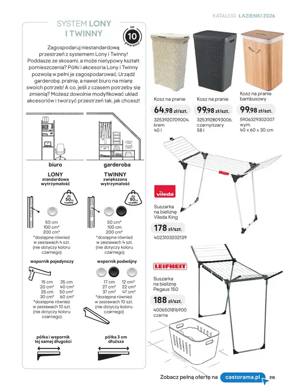 Castorama - gazetka promocyjna Katalog Łazienki | Strefa kolorów i wzorów od piątku 12.06 do wtorku 30.06 - strona 33