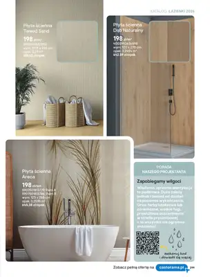 Castorama - gazetka promocyjna Katalog Łazienki | Strefa kolorów i wzorów od piątku 12.06 do wtorku 30.06 - strona 17