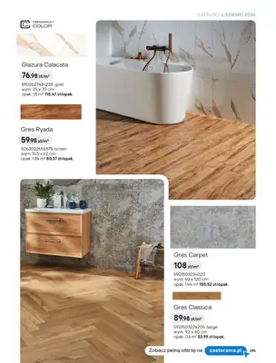 Castorama - gazetka promocyjna Katalog Łazienki | Strefa kolorów i wzorów od piątku 12.06 do wtorku 30.06 - strona 13
