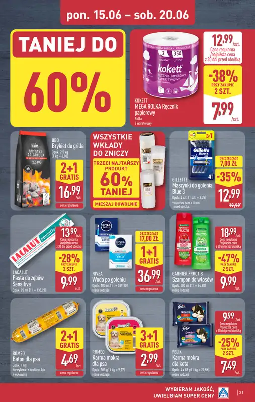 Aldi - gazetka promocyjna Pełny katalog! od poniedziałku 15.06 do soboty 20.06 - strona 21