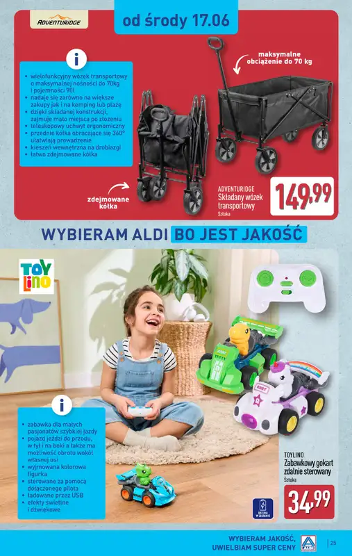 Aldi - gazetka promocyjna Pełny katalog! od poniedziałku 15.06 do soboty 20.06 - strona 25