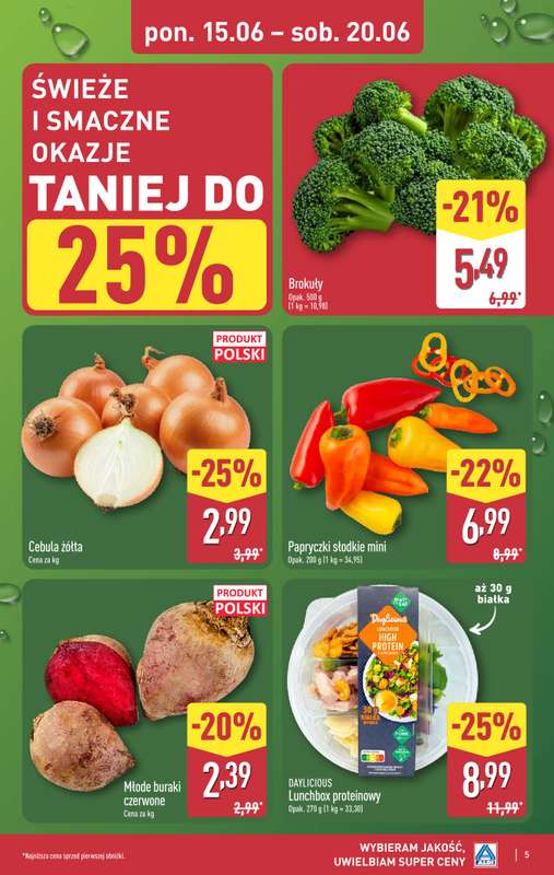 Aldi - gazetka promocyjna Pełny katalog! od poniedziałku 15.06 do soboty 20.06 - strona 5