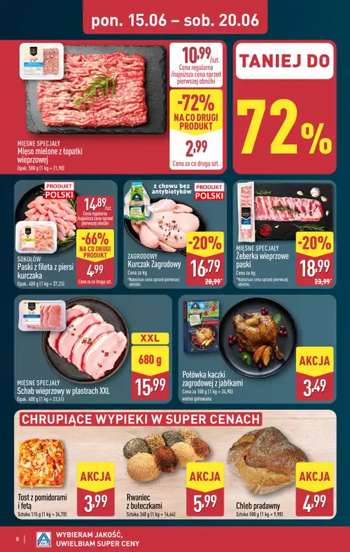 Aldi - gazetka promocyjna Pełny katalog! od poniedziałku 15.06 do soboty 20.06 - strona 8