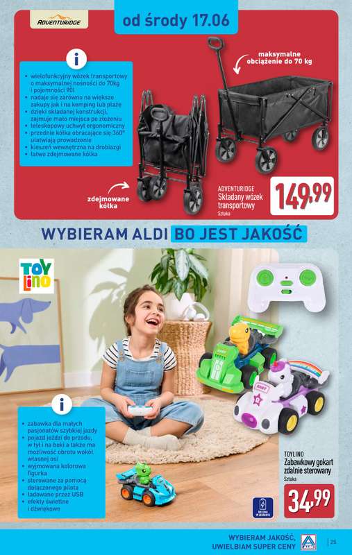 Aldi - gazetka promocyjna Pełny katalog! od poniedziałku 15.06 do soboty 20.06 - strona 25