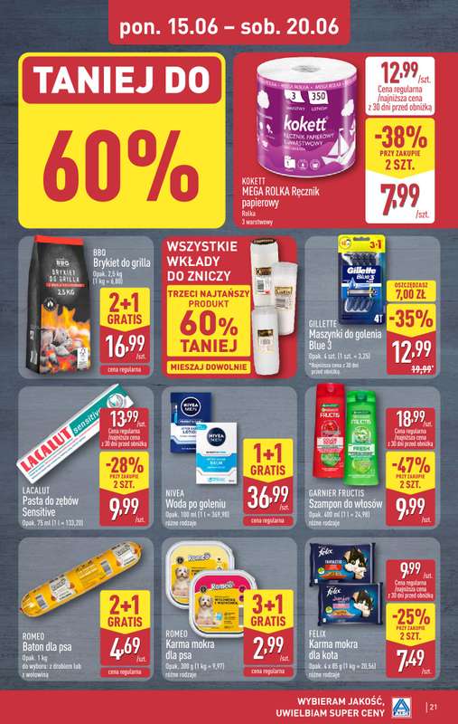 Aldi - gazetka promocyjna Pełny katalog! od poniedziałku 15.06 do soboty 20.06 - strona 21