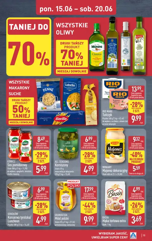 Aldi - gazetka promocyjna Pełny katalog! od poniedziałku 15.06 do soboty 20.06 - strona 15