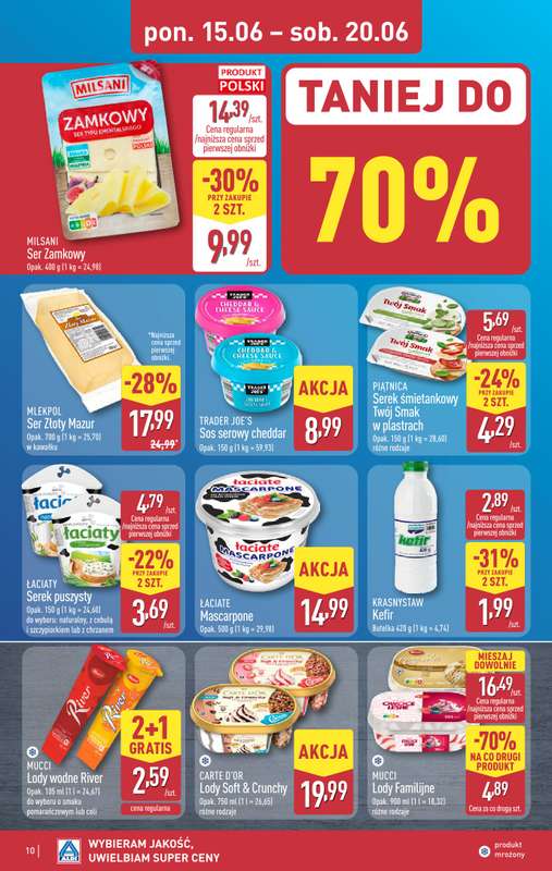 Aldi - gazetka promocyjna Pełny katalog! od poniedziałku 15.06 do soboty 20.06 - strona 10