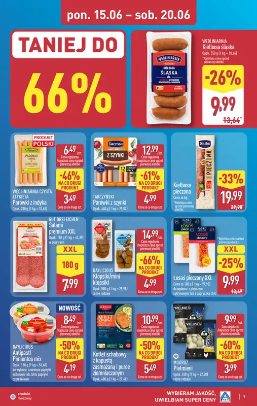 Aldi - gazetka promocyjna Pełny katalog! od poniedziałku 15.06 do soboty 20.06 - strona 9