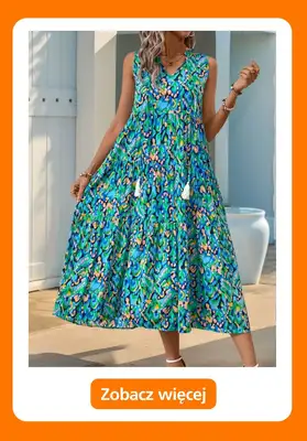 Temu - gazetka promocyjna Sukienki plus size od niedzieli 14.06  - strona 4
