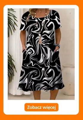 Temu - gazetka promocyjna Sukienki plus size od niedzieli 14.06  - strona 3
