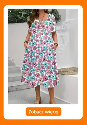 Temu - gazetka promocyjna Sukienki plus size od niedzieli 14.06  - strona 16