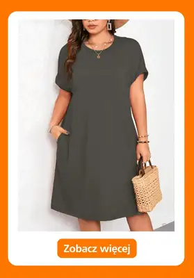 Temu - gazetka promocyjna Sukienki plus size od niedzieli 14.06  - strona 8