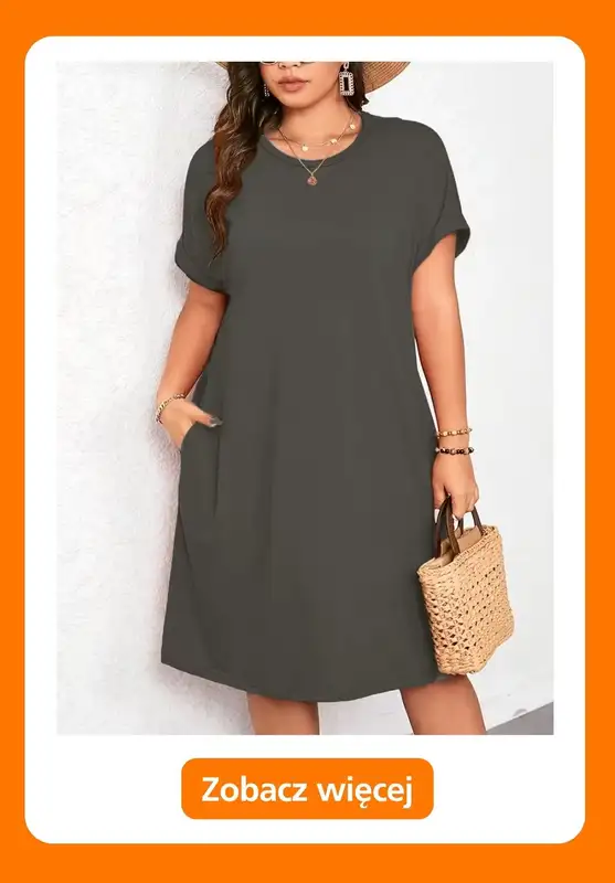 Temu - gazetka promocyjna Sukienki plus size od niedzieli 14.06  - strona 8
