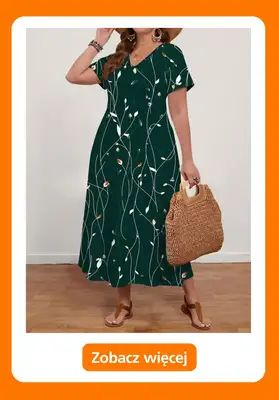 Temu - gazetka promocyjna Sukienki plus size od niedzieli 14.06  - strona 10