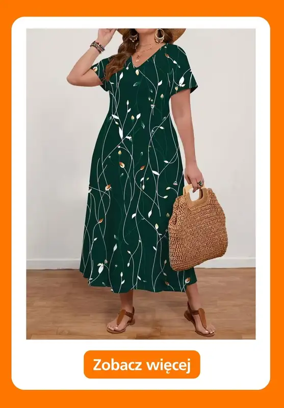 Temu - gazetka promocyjna Sukienki plus size od niedzieli 14.06  - strona 10