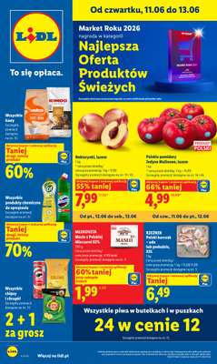 Lidl - gazetka promocyjna Oferta od czwartku od czwartku 11.06 do soboty 13.06