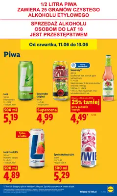 Lidl - gazetka promocyjna Oferta od czwartku od czwartku 11.06 do soboty 13.06 - strona 73