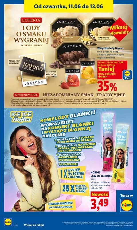 Lidl - gazetka promocyjna Oferta od czwartku od czwartku 11.06 do soboty 13.06 - strona 66
