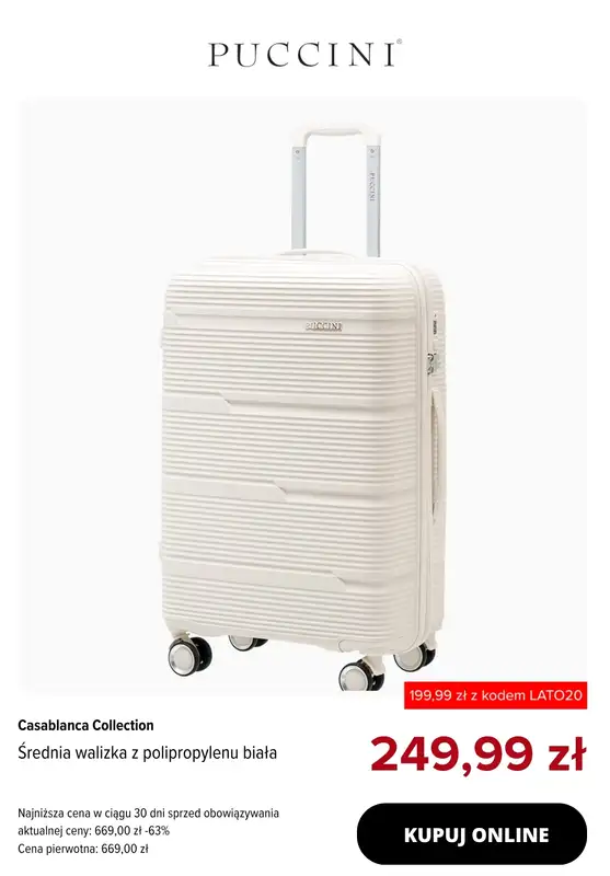BEST SALE - gazetka promocyjna Puccini | -20% na wybrane produkty od piątku 12.06 do środy 17.06 - strona 6