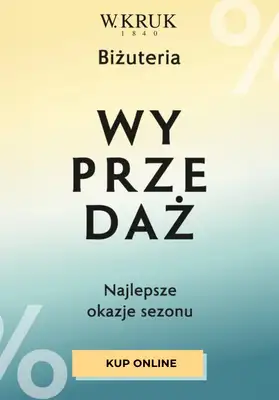 BEST SALE - gazetka promocyjna W.Kruk | Wyprzedaż od piątku 12.06 