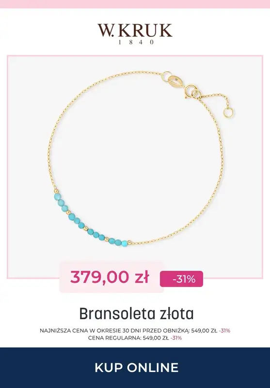 BEST SALE - gazetka promocyjna W.Kruk | Wyprzedaż od piątku 12.06  - strona 7