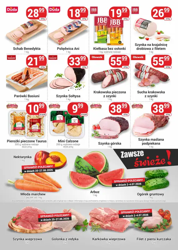 Delikatesy Sezam - gazetka promocyjna Gazetka od czwartku 25.06 do środy 08.07 - strona 2
