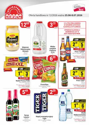 Delikatesy Sezam - gazetka promocyjna Gazetka od czwartku 25.06 do środy 08.07