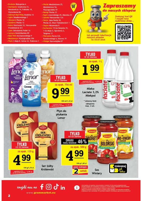 Gram Market - gazetka promocyjna Gazetka od środy 17.06 do wtorku 23.06 - strona 2