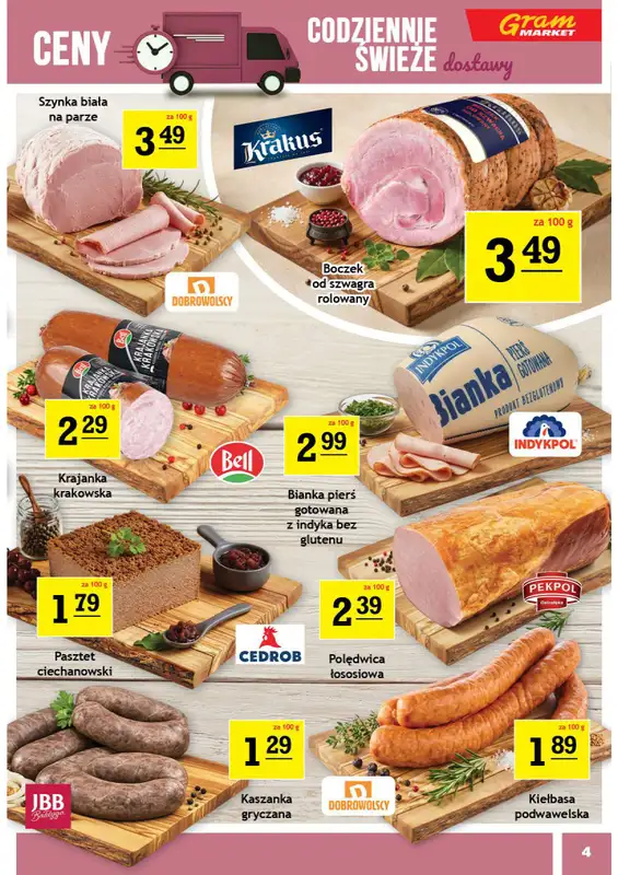 Gram Market - gazetka promocyjna Gazetka od środy 17.06 do wtorku 23.06 - strona 4