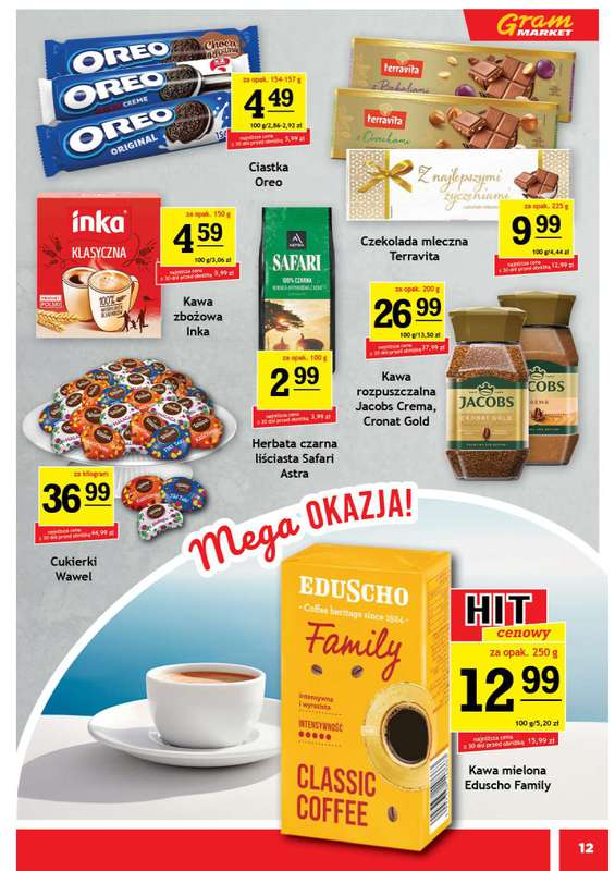 Gram Market - gazetka promocyjna Gazetka od środy 17.06 do wtorku 23.06 - strona 12