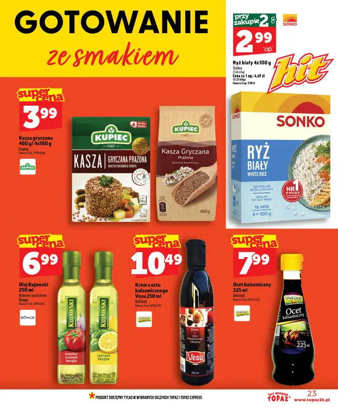 TOPAZ - gazetka promocyjna Nowa gazetka od czwartku, 18.06 od czwartku 18.06 do środy 24.06 - strona 23