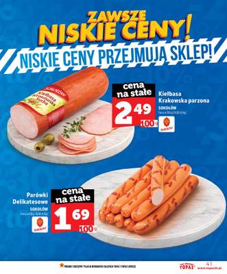 TOPAZ - gazetka promocyjna Nowa gazetka od czwartku, 18.06 od czwartku 18.06 do środy 24.06 - strona 41