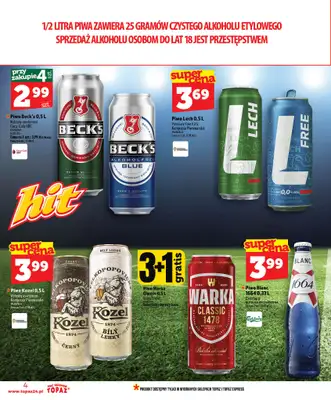 TOPAZ - gazetka promocyjna Nowa gazetka od czwartku, 18.06 od czwartku 18.06 do środy 24.06 - strona 4