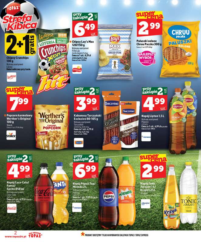 TOPAZ - gazetka promocyjna Nowa gazetka od czwartku, 18.06 od czwartku 18.06 do środy 24.06 - strona 2