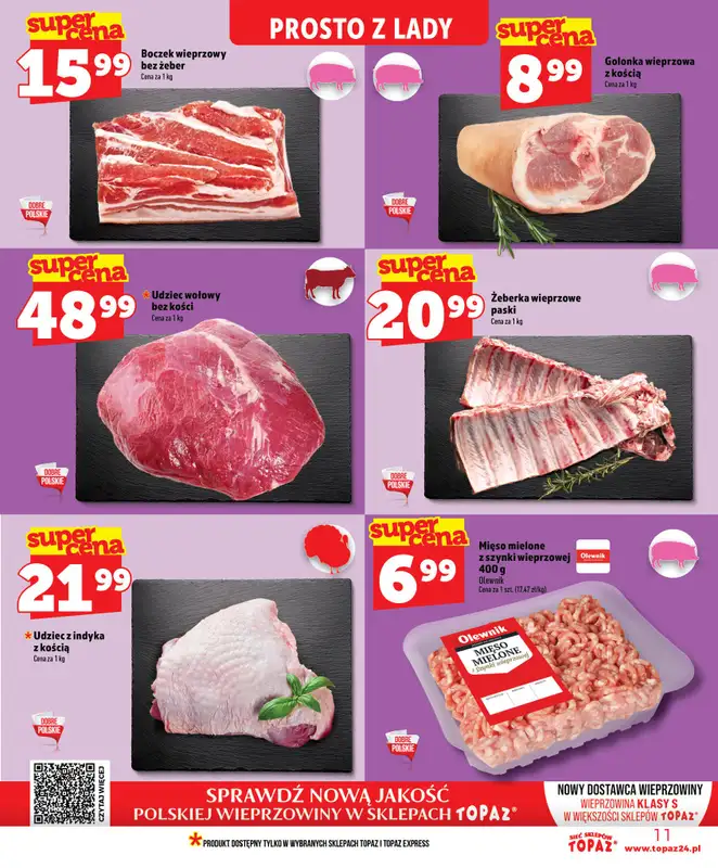 TOPAZ - gazetka promocyjna Nowa gazetka od czwartku, 18.06 od czwartku 18.06 do środy 24.06 - strona 11