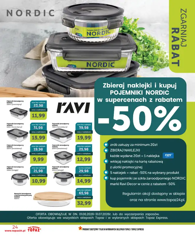 TOPAZ - gazetka promocyjna Nowa gazetka od czwartku, 18.06 od czwartku 18.06 do środy 24.06 - strona 24