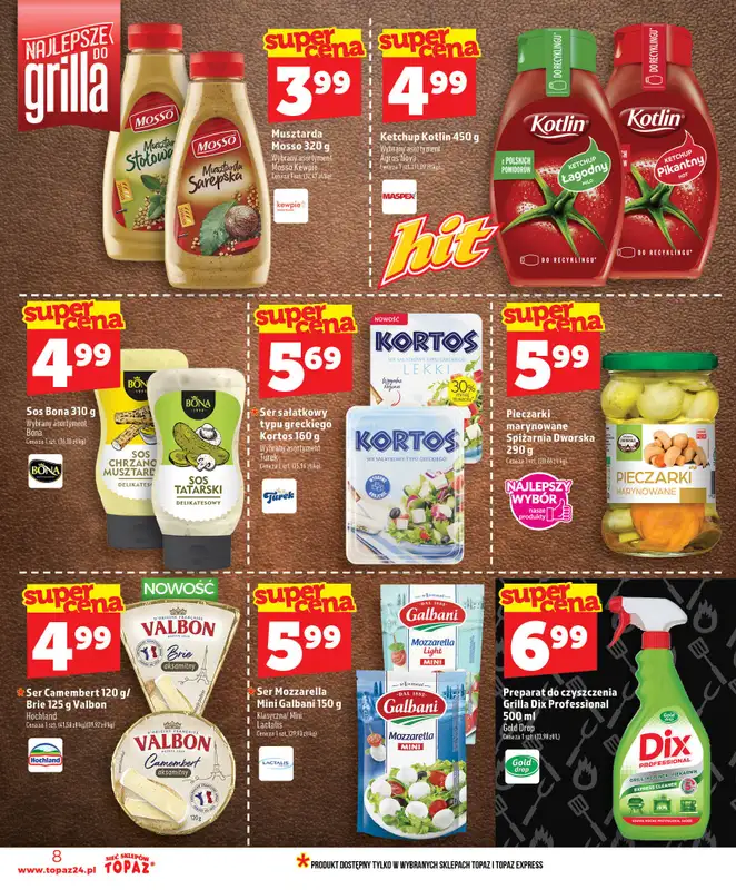 TOPAZ - gazetka promocyjna Nowa gazetka od czwartku, 18.06 od czwartku 18.06 do środy 24.06 - strona 8