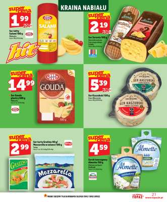 TOPAZ - gazetka promocyjna Nowa gazetka od czwartku, 18.06 od czwartku 18.06 do środy 24.06 - strona 21
