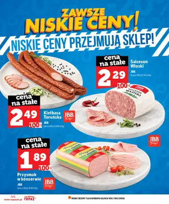 TOPAZ - gazetka promocyjna Nowa gazetka od czwartku, 18.06 od czwartku 18.06 do środy 24.06 - strona 44