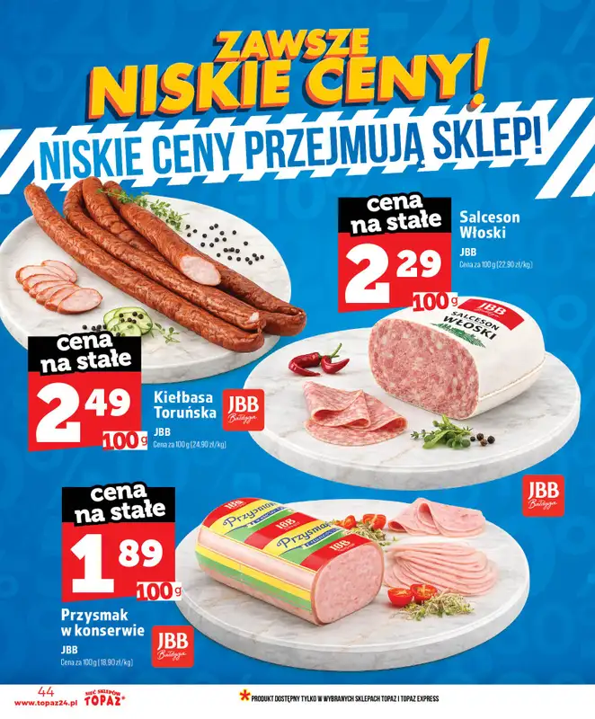 TOPAZ - gazetka promocyjna Nowa gazetka od czwartku, 18.06 od czwartku 18.06 do środy 24.06 - strona 44