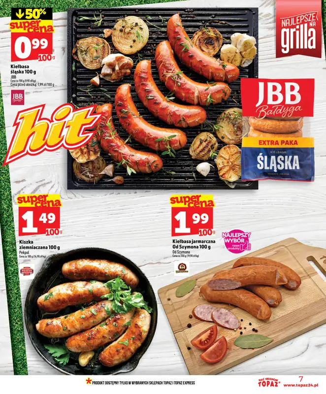 TOPAZ - gazetka promocyjna Nowa gazetka od czwartku, 18.06 od czwartku 18.06 do środy 24.06 - strona 7