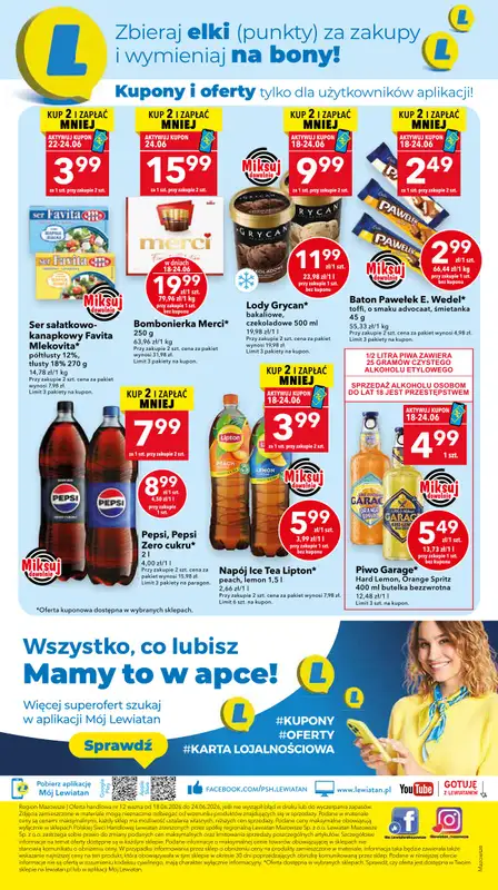 LEWIATAN - gazetka promocyjna Mamy TO w Lewiatanie – woj. mazowieckie od czwartku 18.06 do środy 24.06 - strona 8