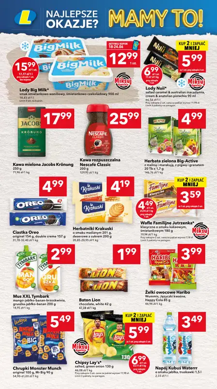LEWIATAN - gazetka promocyjna Mamy TO w Lewiatanie – woj. mazowieckie od czwartku 18.06 do środy 24.06 - strona 6